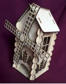 Чайный домик мельница DXF CDR, файлы для лазерн. резки