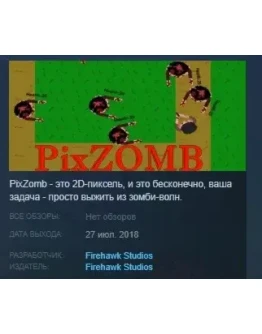 PixZomb STEAM KEY REGION FREE GLOBAL