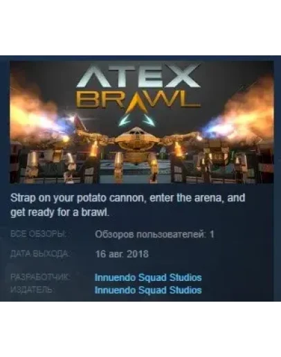 Atex Brawl STEAM KEY REGION FREE GLOBAL