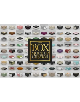 Box Mockup Creator - Square Box Edition