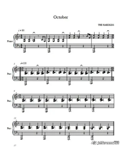 THE HARDKISS - October (live piano version)