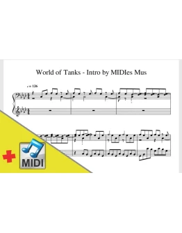 World of Tanks - Intro (ноты для пиано + midi) World of Tanks - Intro (ноты для пиано + midi)