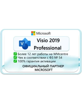 Microsoft Visio Pro 2019 - 1 ПК Microsoft Партнёр