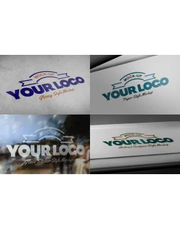 8 Photorealistic Logo Mockups