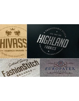 Impressive Fabric Logo Mockups Impressive Fabric Logo Mockups