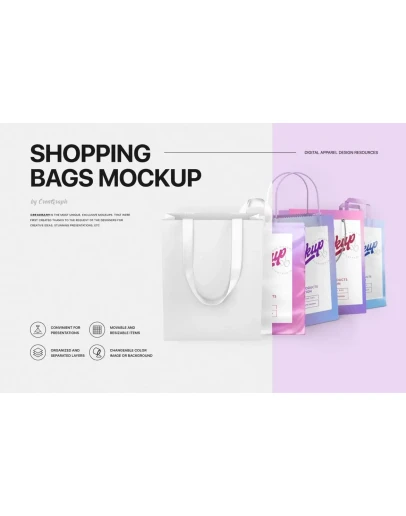 Shopping Bags Mockups