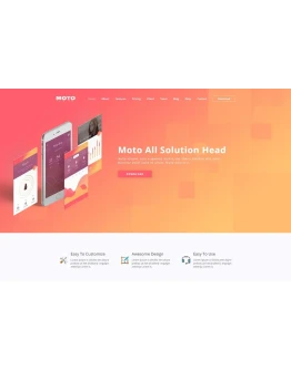 Moto - WordPress Landing Page Theme