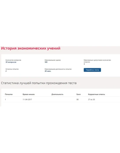 История экономических учений.Тест Синергия