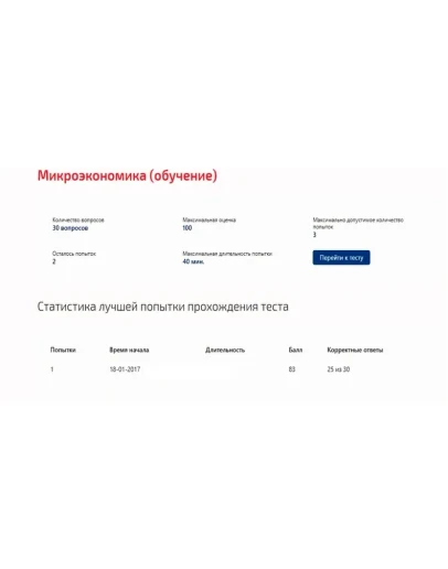 Микроэкономика.Тест Синергия