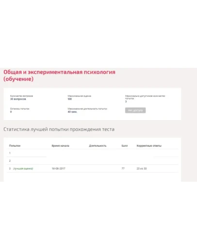 Общая и экспериментальная психология.Тест Синергия