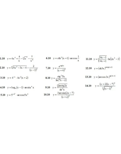 Решебник Рябушко. Решенный ИДЗ 6.1, Вариант 10