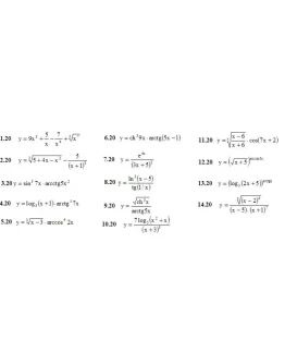 Решебник Рябушко. Решенный ИДЗ 6.1, Вариант 20
