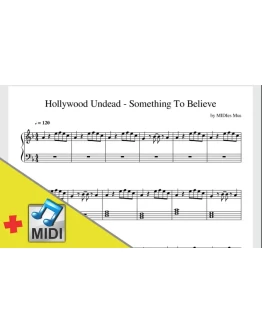 Hollywood Undead - Something To Believe (ноты + midi) Hollywood Undead - Something To Believe (ноты + midi)