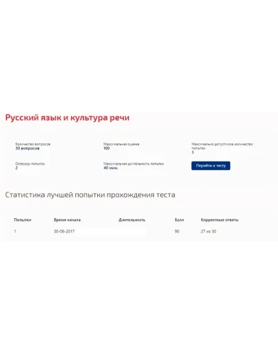 Русский язык и культура речи.Тест Синергия