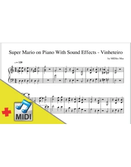 Super Mario on Piano With Sound Effects (ноты + midi) Super Mario on Piano With Sound Effects (ноты + midi)
