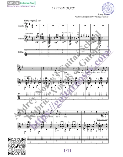 Little Man (Вокал Гитара Ноты Табы)