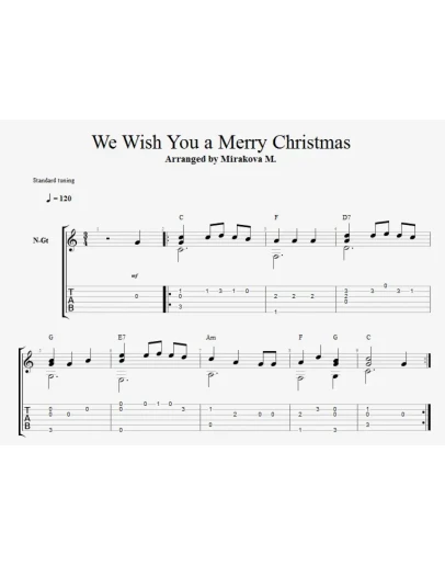 We Wish You a Merry Christmas