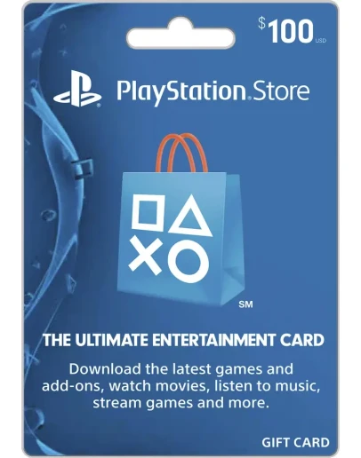 Playstation Network PSN 100 (USA) - без комиссии