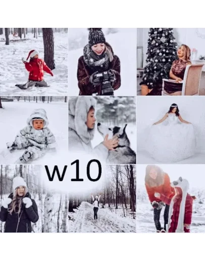Набор зимних пресетов для Mobile Lightroom