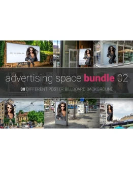 Advertising Space Mock-up Bundle 02