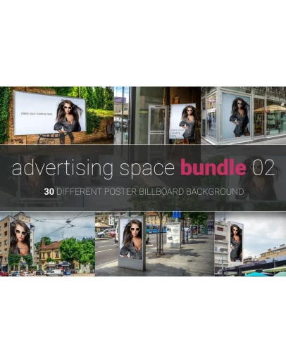 Advertising Space Mock-up Bundle 02