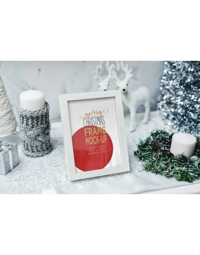 Christmas Frame Mock-Up Christmas Frame Mock-Up
