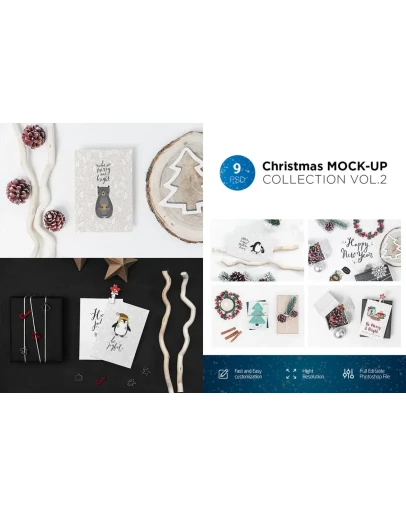 Christmas Mock-Up Collection Vol.2