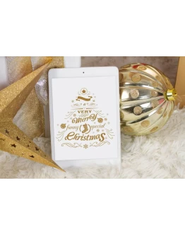 Christmas Tablet Mock Up