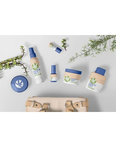 Cosmetic Branding Mockups Cosmetic Branding Mockups