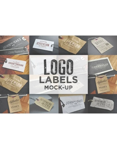Logo Labels Mock-ups