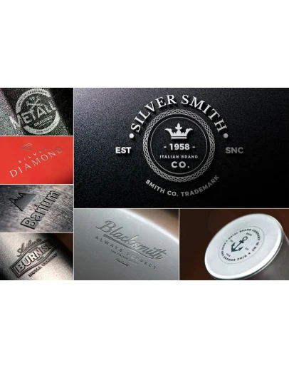 Metallic Logo Mockups