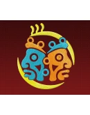 Знак зодиака Близнецы. Дизайн машинной вышивки 2 разм.