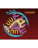 Знак зодиака Рак. Дизайн машинной вышивки 2 размера