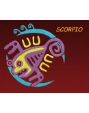 Знак зодиака Скорпион. Дизайн машинной вышивки 2 разм.