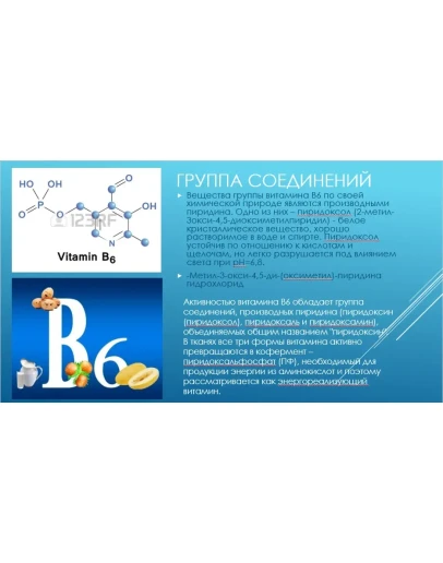 Красивая Презентация Витамин в6 Пиридоксин