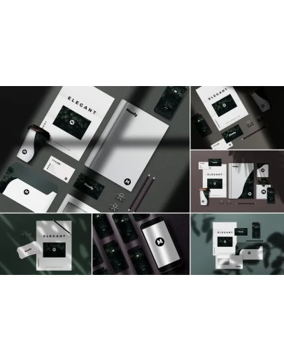 8 Identity Stationery Mockups