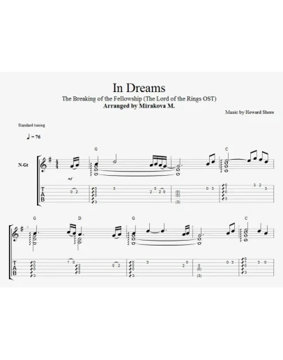 In Dreams - Властелин колец