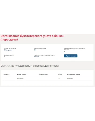 Организация бухгалтерского учета в банках.Тест Синергия
