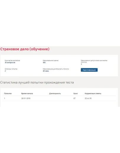 Страховое дело.Тест Синергия 2019г