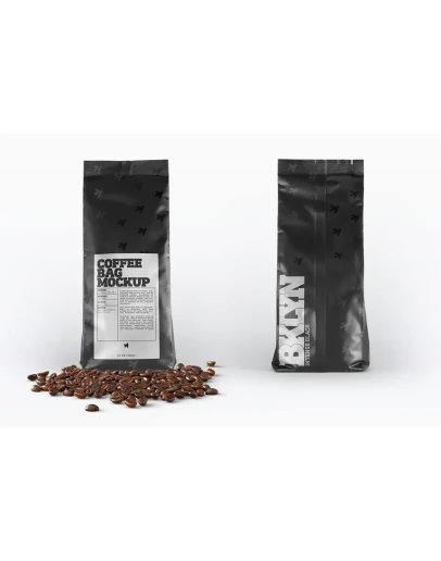 Coffee Bag Packaging Mockup