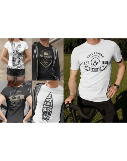 T-Shirt Mockups Street Edition