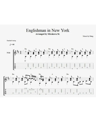 Sting - Englishman In New