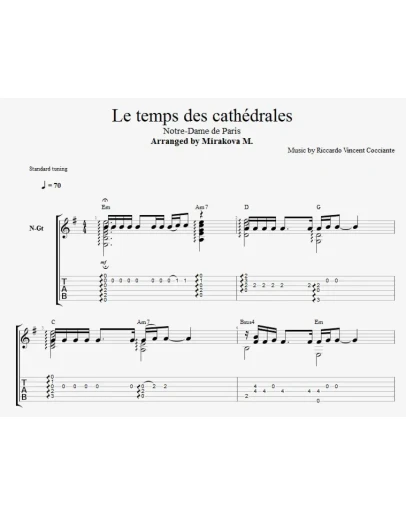 Notre Dame de Paris - Le Temps des Cathdrales