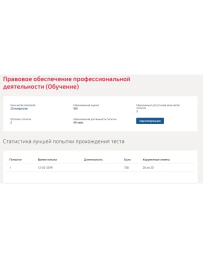 Правовое обеспечение профессиональной деятельности.Тест