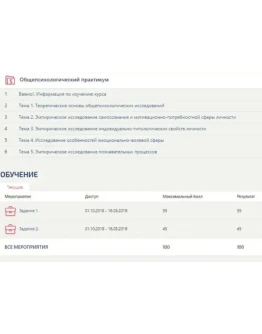 Общепсихологический практикум Синергия