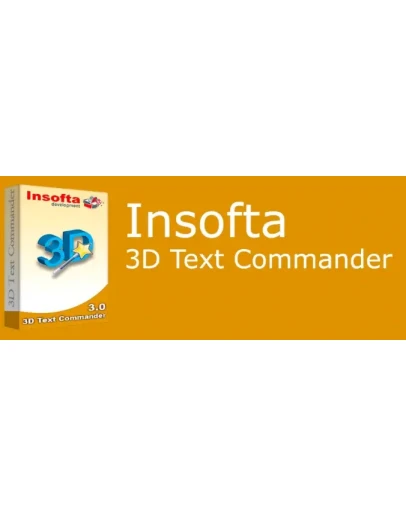 Insofta 3D Text Commander бессрочная лицензия