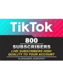 800 живых подписчиков на Ваш аккаунт в Tik Tok