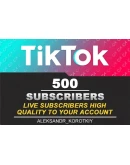 500 живых подписчиков на Ваш аккаунт в Tik Tok