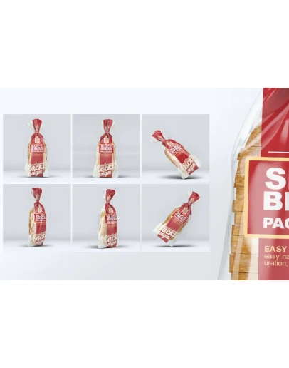Slice Bread Packaging Mock-Up Slice Bread Packaging Mock-Up