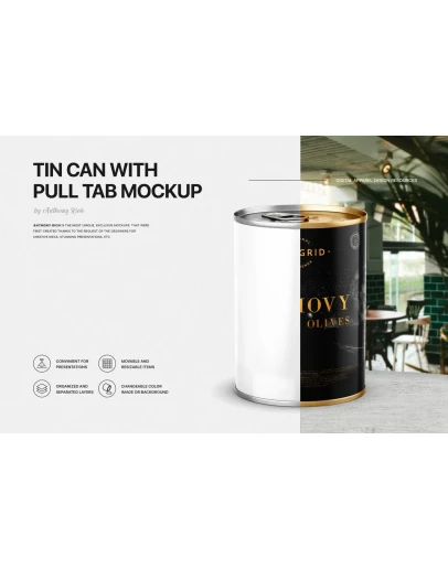 Tin Can Mockup